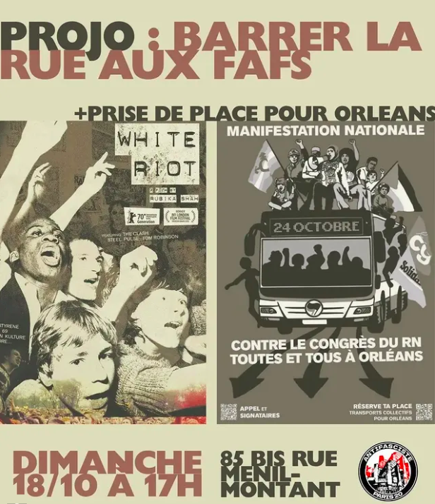 Projection. Barrer la rue aux fafs. ‘White Riot’ - L'agenda Militant ...